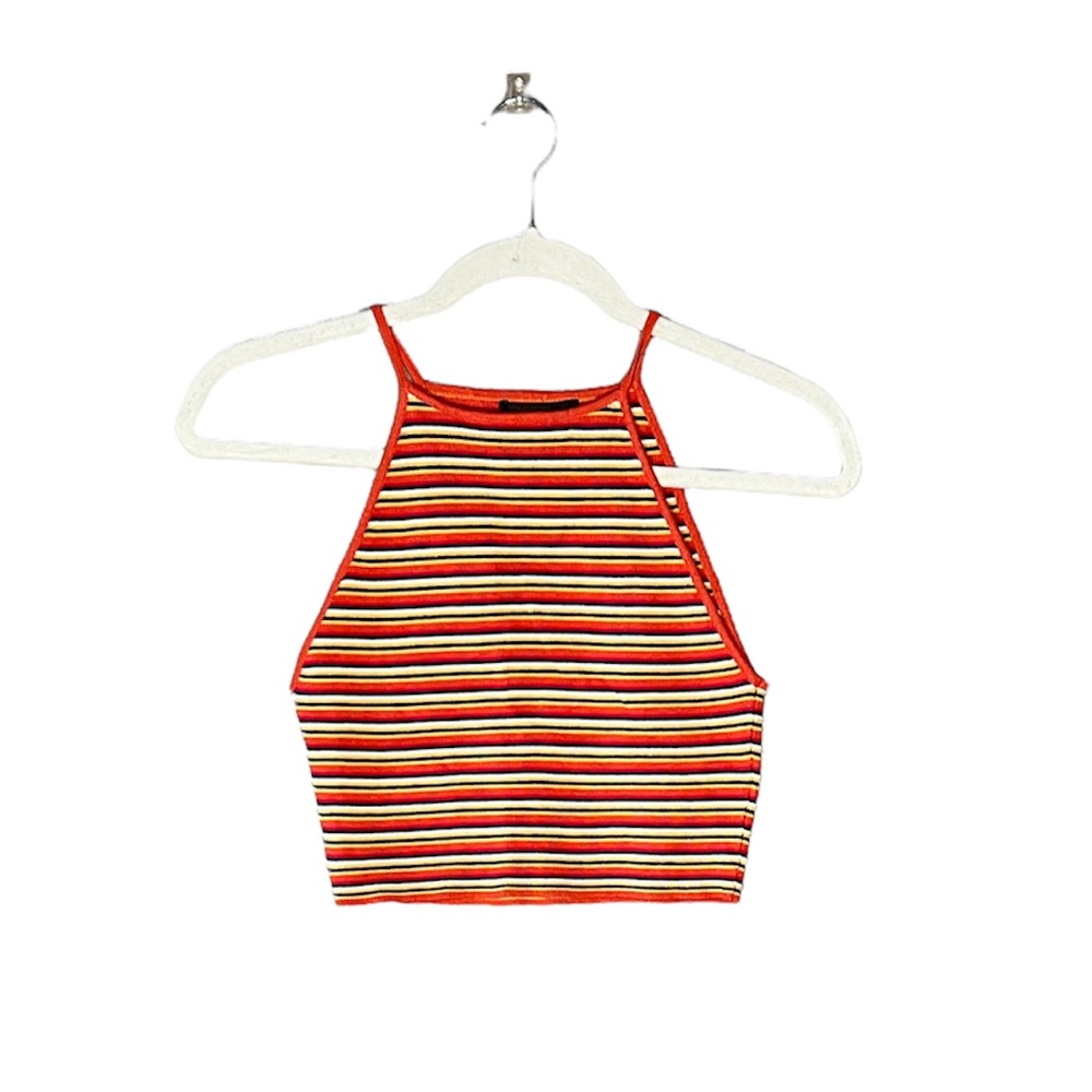 Forever 21 Striped Crop Top